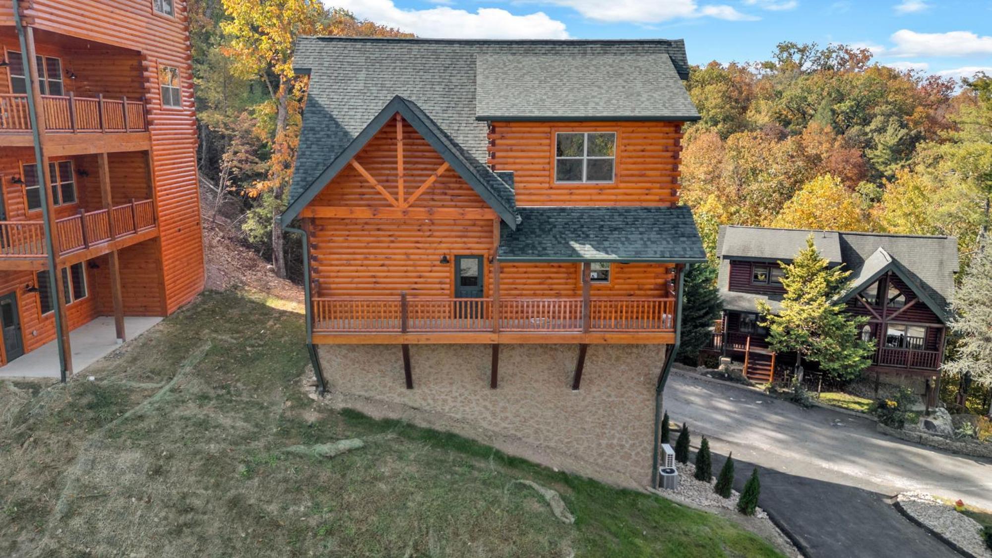 Vila New Luxury Cabin With Indoor Pool, Hot Tub, & Theater Pigeon Forge Exteriér fotografie