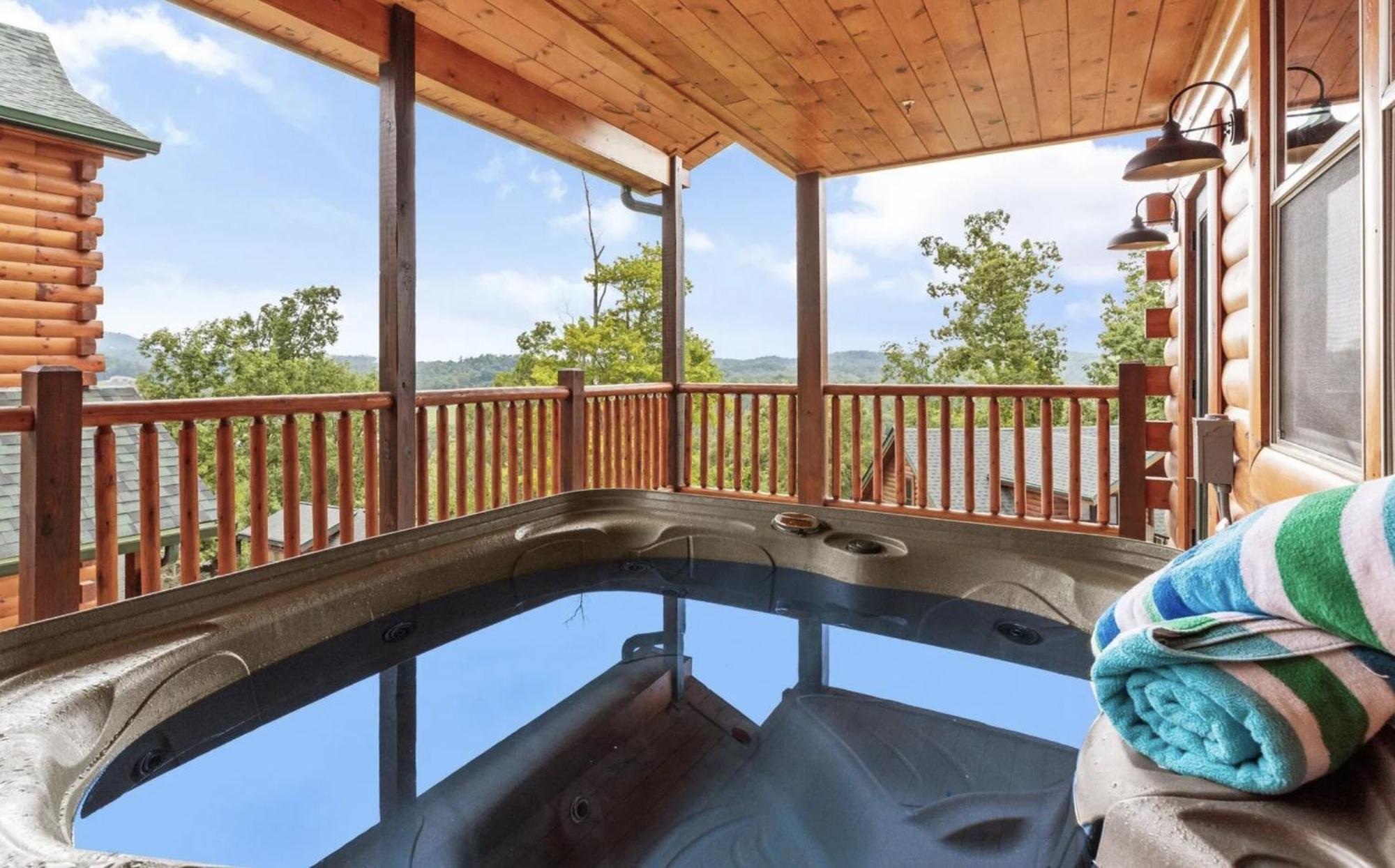 Vila New Luxury Cabin With Indoor Pool, Hot Tub, & Theater Pigeon Forge Exteriér fotografie